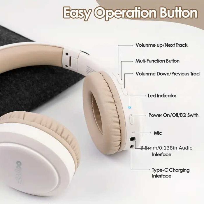 Качественные Блютуз-наушники - 30 часов работы - с гарантией