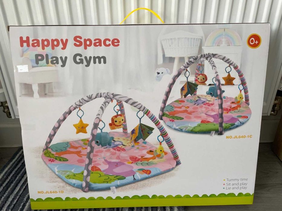 WALLE Бебешка подложка за игра, 5 висящи звукови играчки