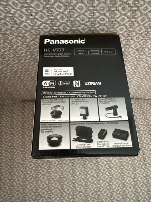Panasonic HC-V777 Full HD видеокамера