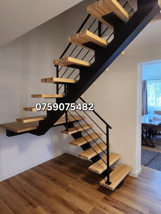 Scari metalice interioare și exterioare