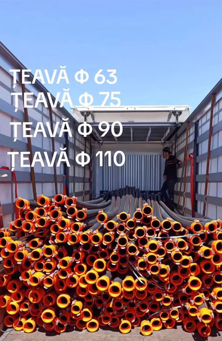 Coloana de irigat Pn6 63mm 75mm 90mm  teava plastic calitate