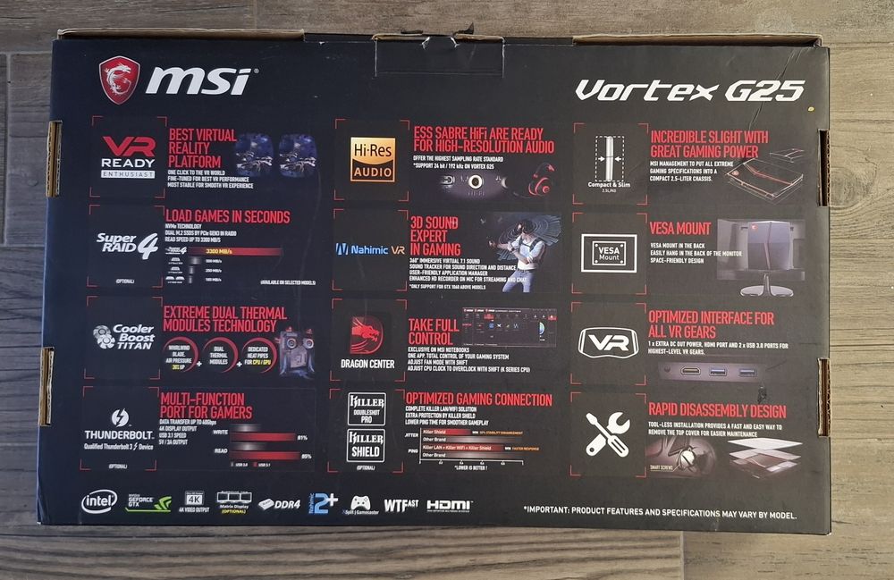 Геймърски  Компютър VR MSI Vortex G25