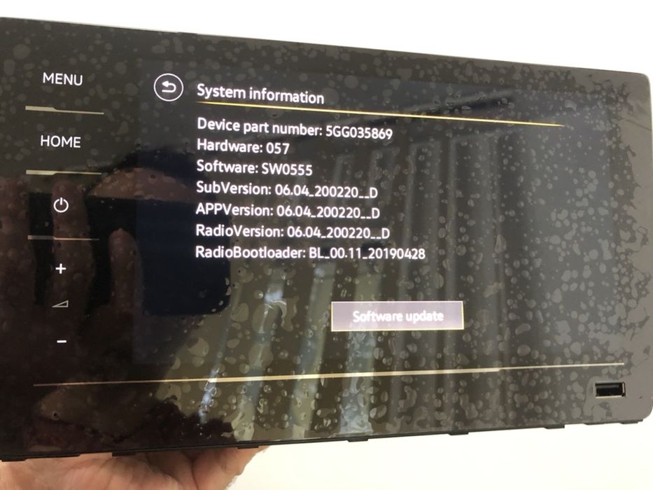 NOU MIB2 VW CarPlay Navigatie RCD520 VW Golf 7 Passat B8 MIB 2 8" inch