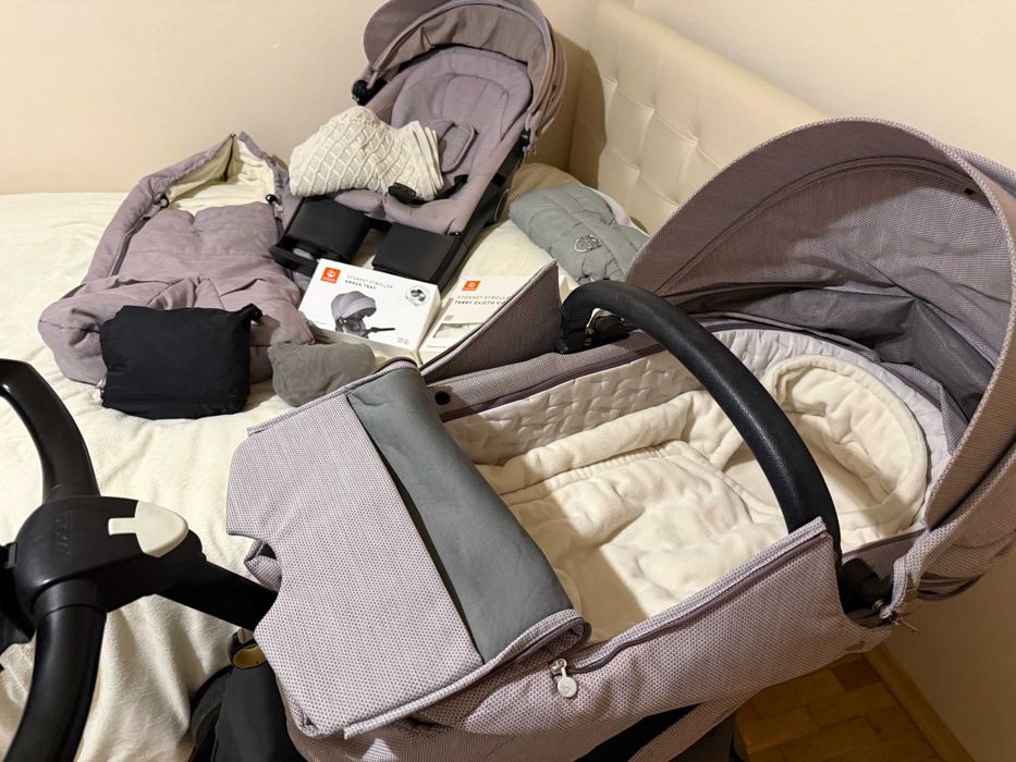 Детска количка Stokke Xplory V6 пълен комплект и много аксесоари