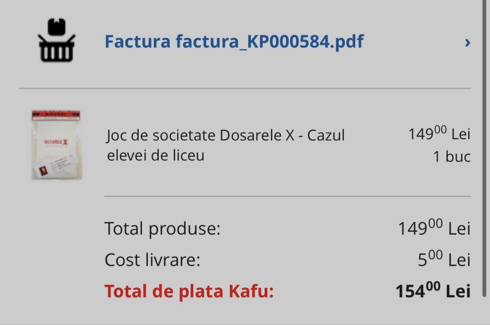 Dosarele X – Cazul elevei de liceu | Joc investigativ complet | stare foarte bună