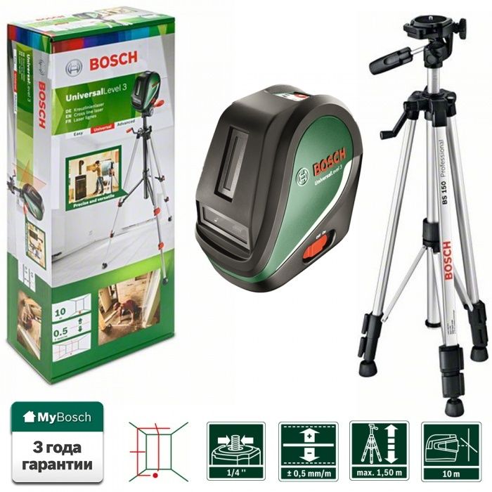 Лазерный нивелир Bosch UniversalLevel 3 SET