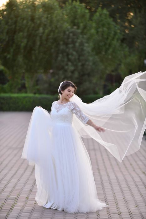 Счастливое свадебное платье