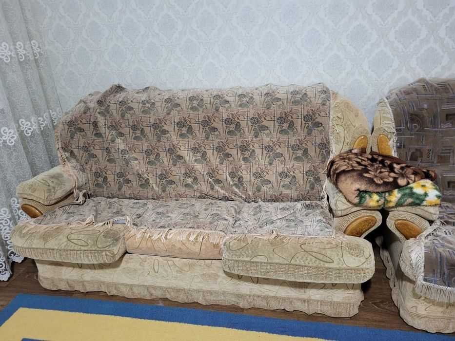 Диван, кресло 2шт