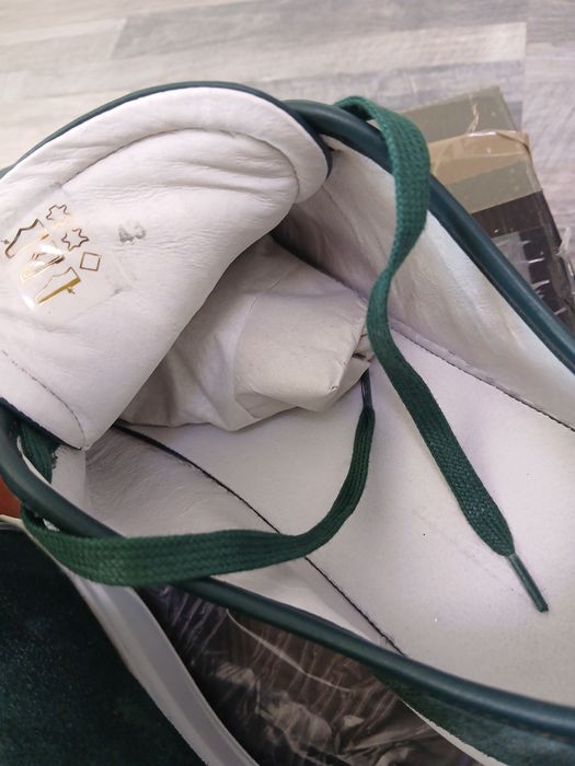 Sneakers verzi piele Bigotti