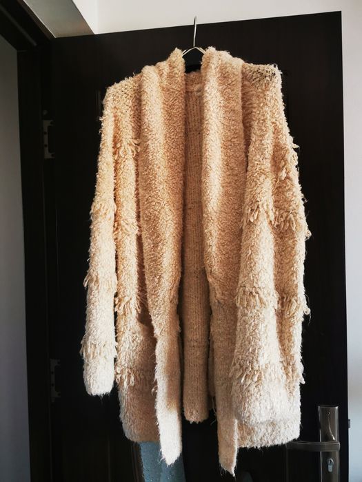 Cardigan gros crem