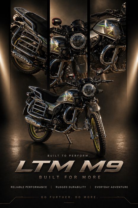 Продам мотоцикл LTM M9