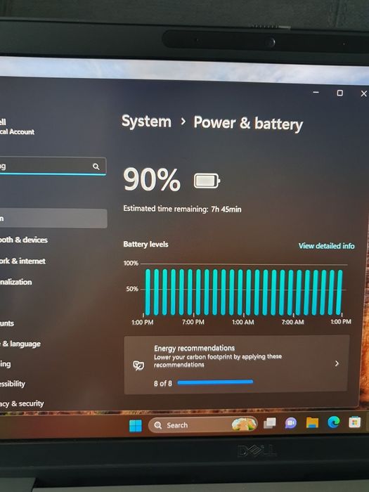 Dell Latitude, Ecran 13"FHD,Cpu i5 gen 11,Ram16gb ddr4, Ssd 512gb,iris