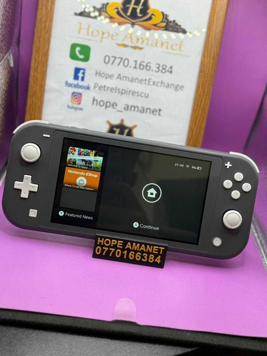 HOPE AMANET P2 - Nintendo Switch Lite / HDH-001 / Cu incarcator + Husa