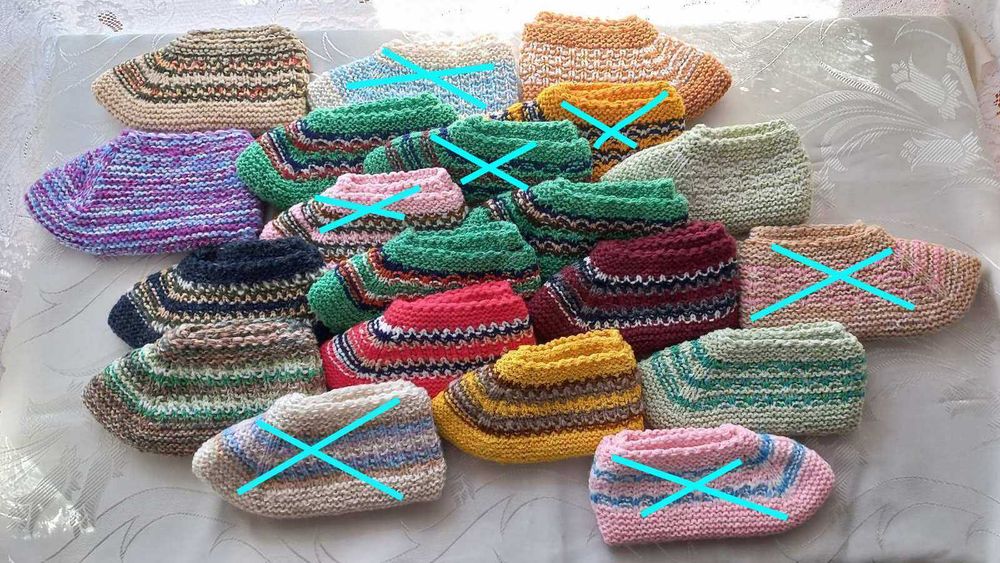 Терлици ръчно плетени дамски, младежки и детски модели
