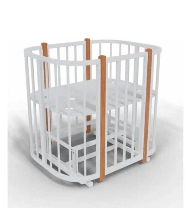 Детская кровать трансформер манеж