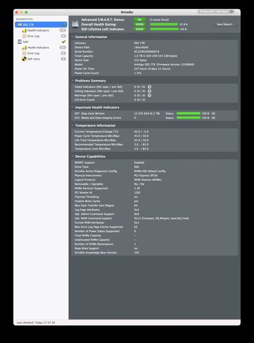 iMac 2017 27’ 5K RAM 8GB SSD 1TB, HDD 1TB