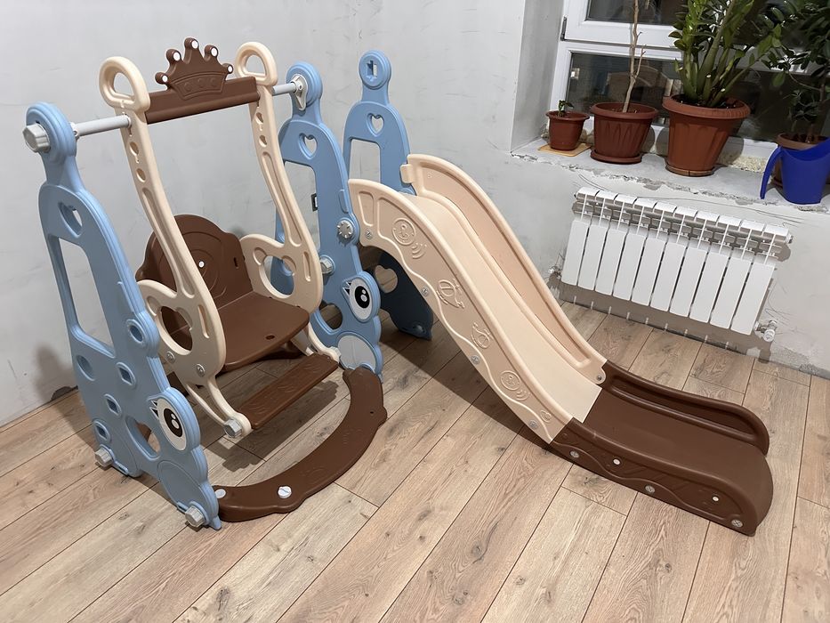 Детская горка, качеля