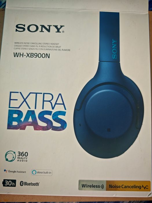 Sony WH-XB900N Слушалки с активно потискане