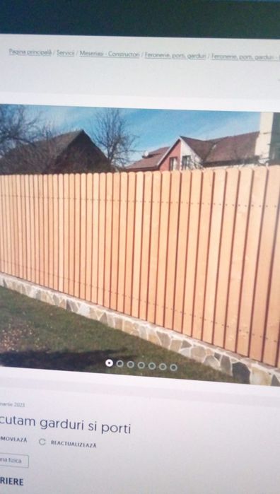 Vând garduri si porti