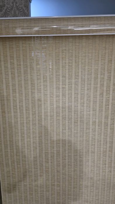 Ролл штора, коричневый бамбук