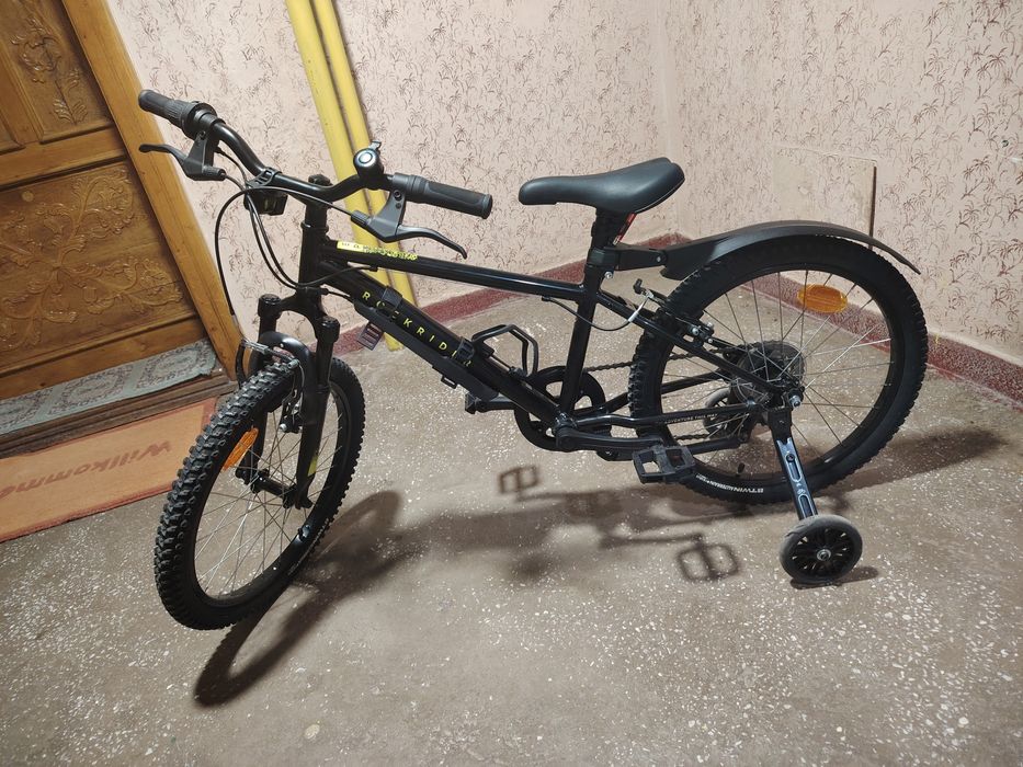 Bicicleta 20" MTB EXPL 500, roti ajutatoare