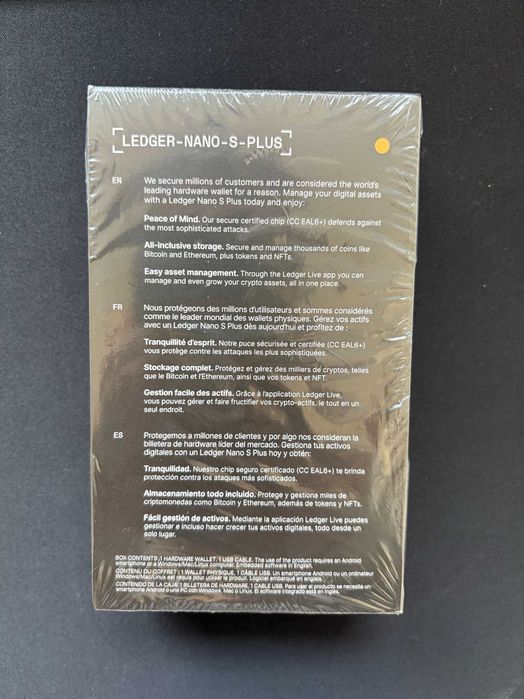 Ledger Nano S Plus, ediția Retro Gaming, NOU, sigilat, cutia originală