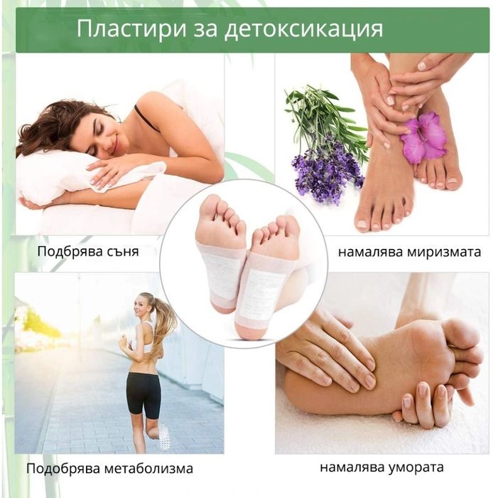 Пластири за детоксикация Kinoki Detox Pads 10 броя