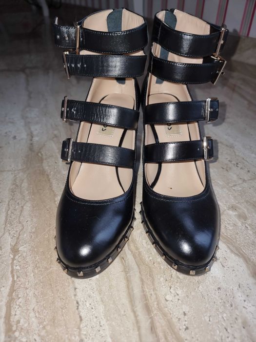 Обувки черни еко кожа № 35,5 НОВИ