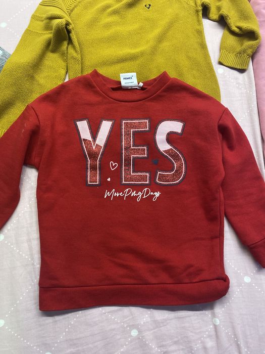 Детски зимни блузки и кариран панталон размер 113-116