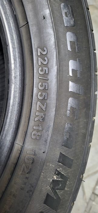 Летняя резина  в паре на  225/55/18