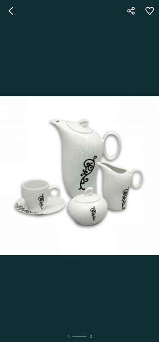 Столовый чайный сервиз премиум качества.