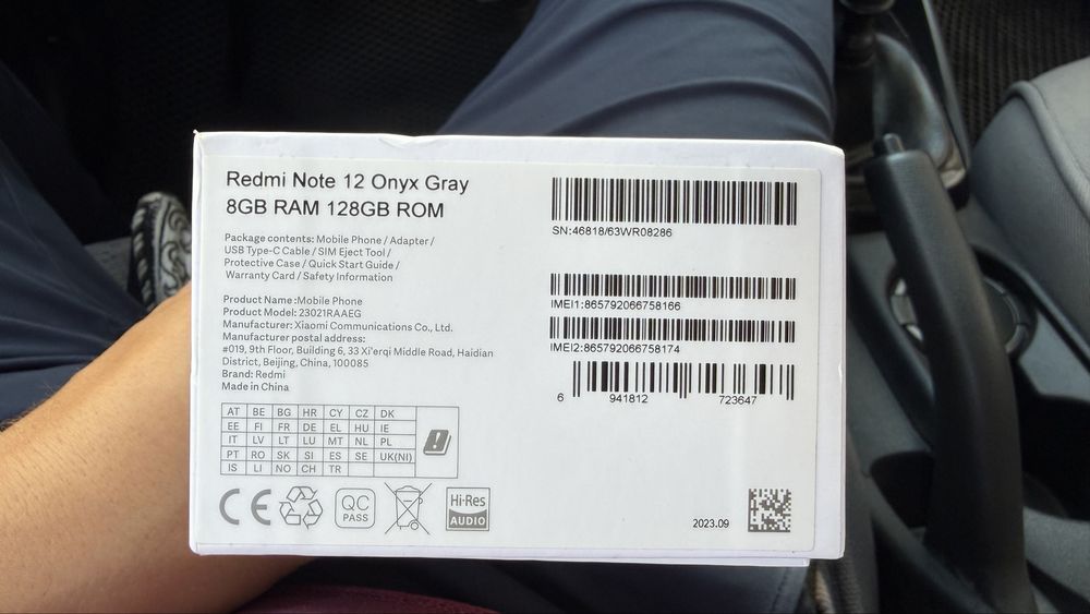 Redmi Note 12 8/128GB (идеал.сост)