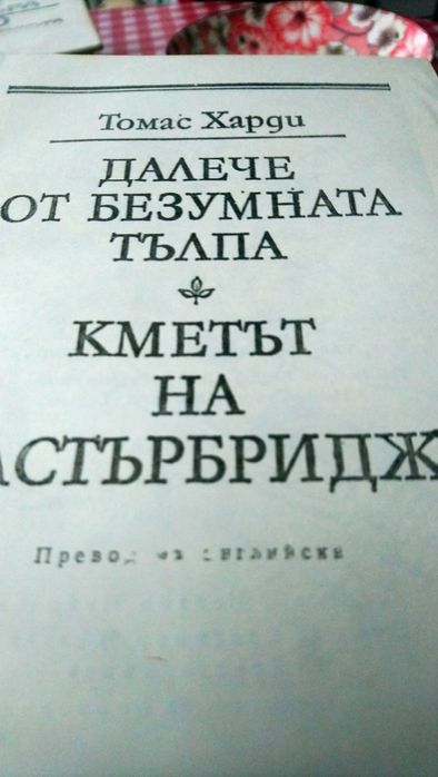 Художествена литература. Кметът на Кастърбридж и Малката стопанка на г
