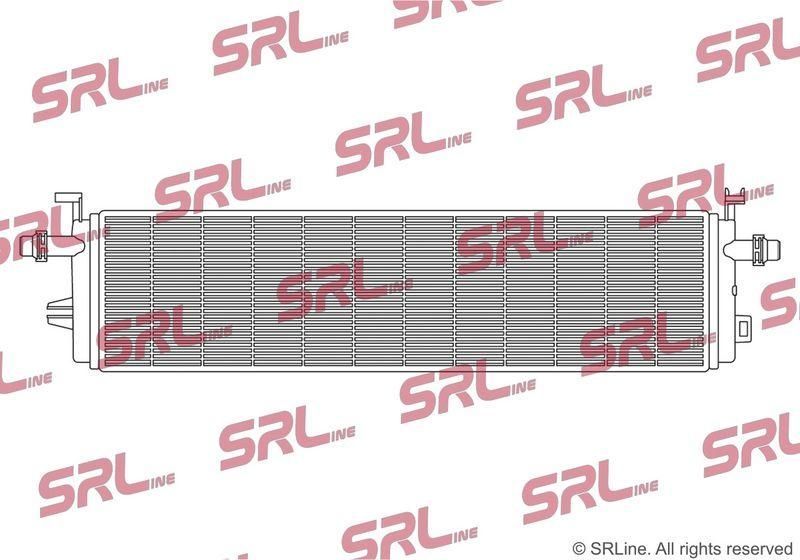 Radiator apa Mercedes Clasa C 20, Glc 20, Clasa SL 20, Clasa V 20, Vito 20, 1.5 T, 2.0 T, 2.0 d, 649x147x14mm, AC: +/-, fagure brazat, OE 0995003801,