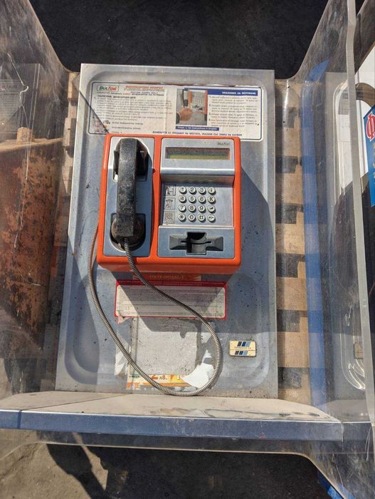 Стар уличен телефон с фонокарти Булфон и Бетком, антикварни 3 броя