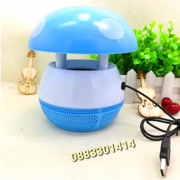 Лампа против комари USB Син Розов