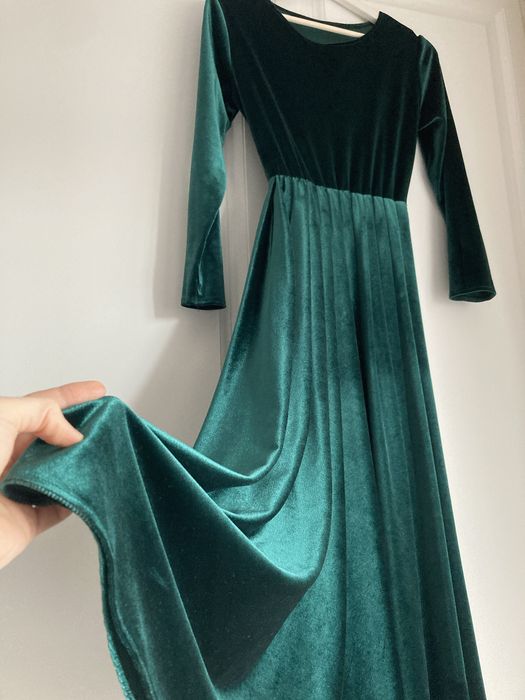 Rochie superba verde smarald