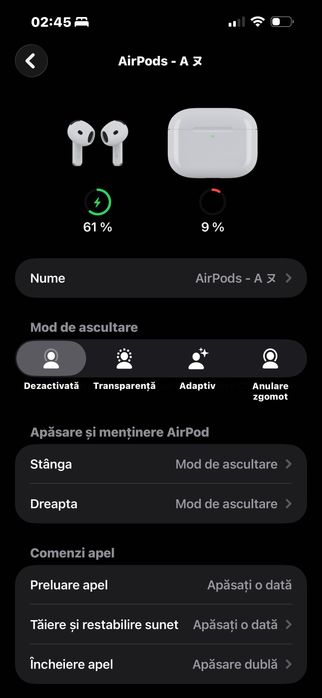 Vând AirPods 4 ANC!
