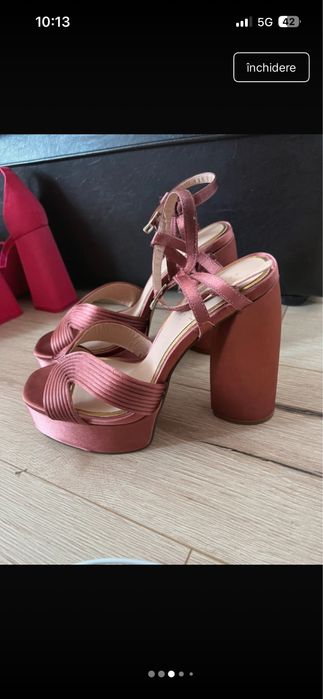 Pantofi zara roz