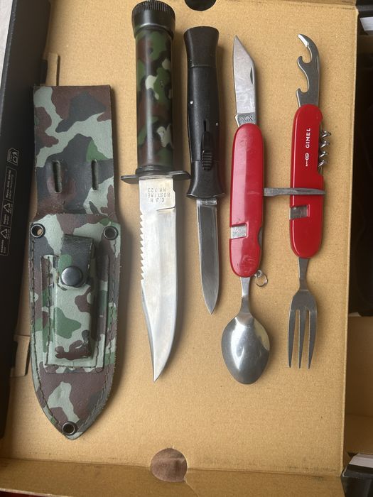 Cutit vanatoare, buschraft, supravietuire, camping, briceag automat