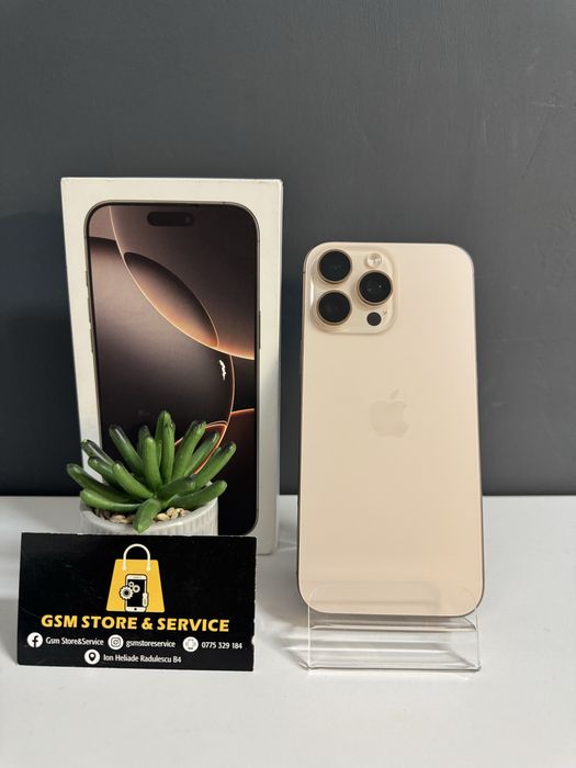iphone 16 Pro Max Deser Titanium 256Gb Garantie Gsm Store&Service