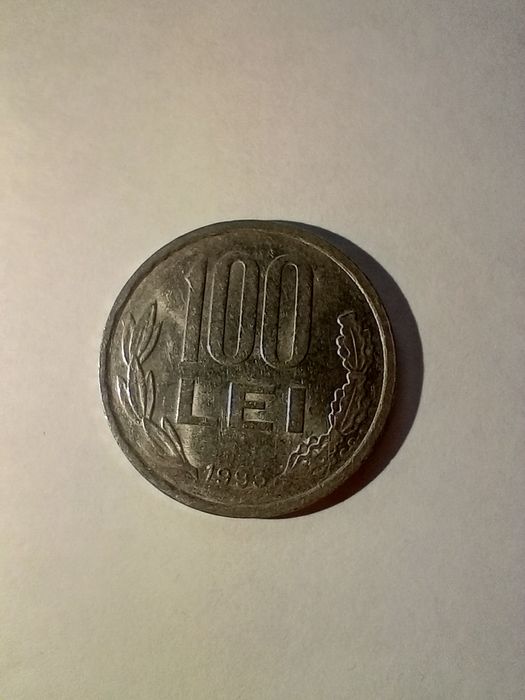 10 monede 100 lei cate doua la fiecare an  1992-1996