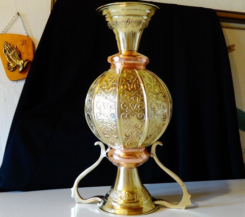 Медна ваза,медна кана,амфора 1.6 кг.