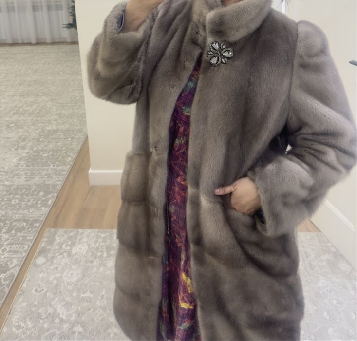 Шуба из натуральной норки