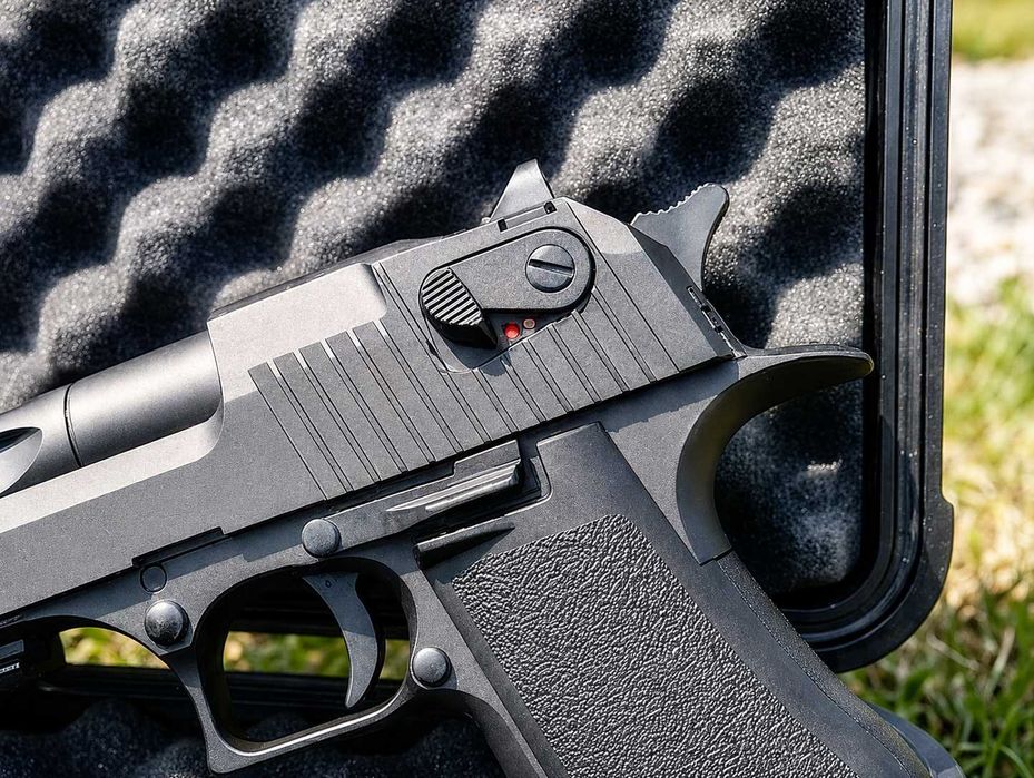 Desert Eagle [Foarte Greu, 1KG!!] - AUTOMAT - Pistol - Pachet Complet