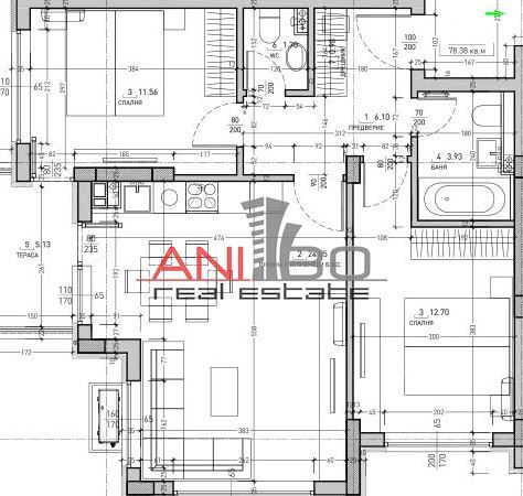 Продава се Тристаен апартамент в София, Малинова долина - 97 кв.м за 2052 €/кв.м - Снимка #7