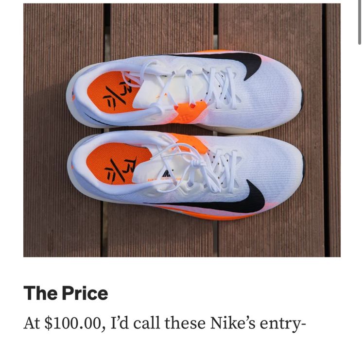 Продам мужские кроссвоки nike air zoom fly 4 42 размер