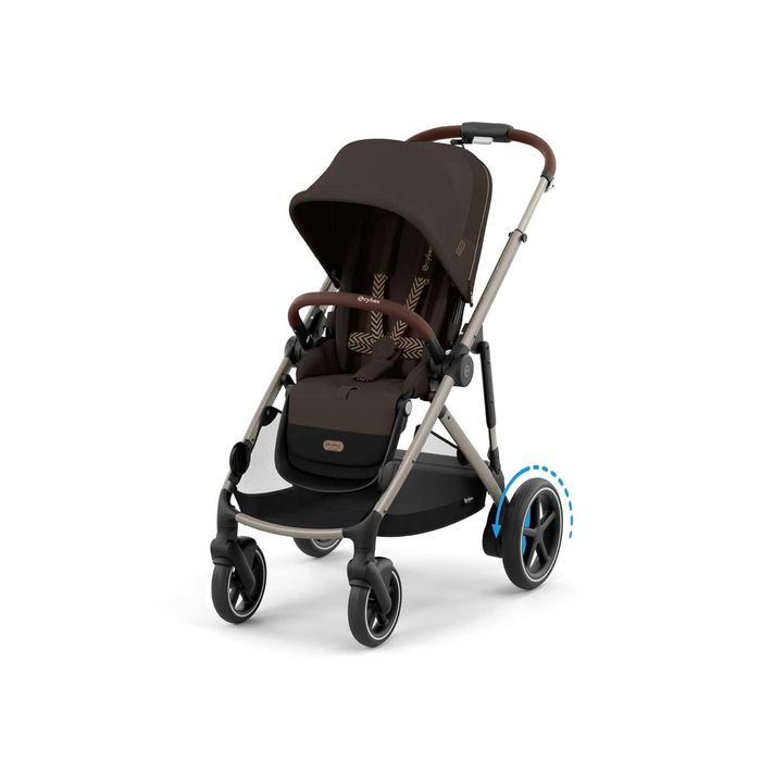Нова Електрическа Бебешка Детска Количка Cybex e-Gazelle S, 0-4 г, 0-22 кг, 2 години Гаранция, Подходяща и за 2 Деца