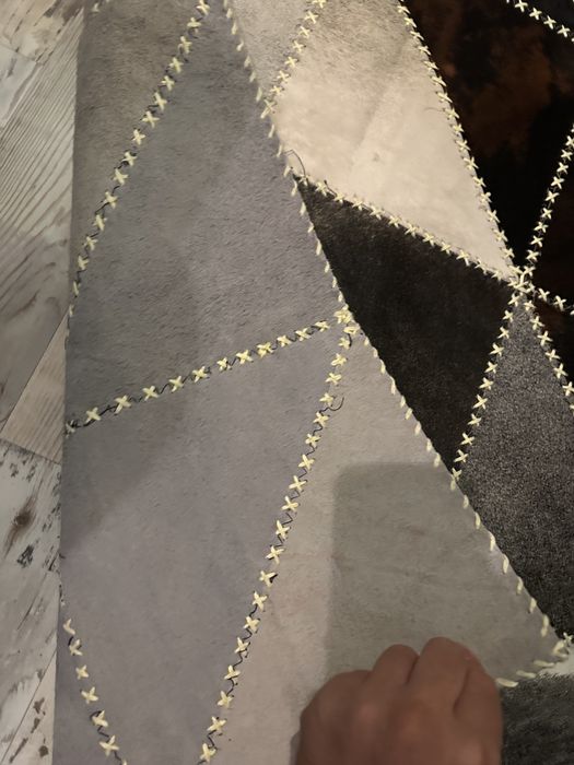 Нов килим естествена телешка кожа