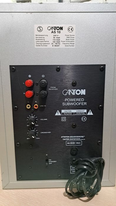 Субуфер Canton AS10  subwoofer 5.1